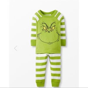 Hanna Andersson Grinch Pajamas Size 12